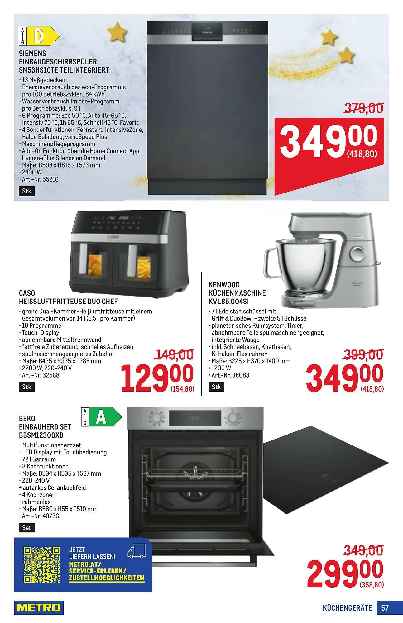 Metro Flugblatt von 11. Dezember bis 7. Jänner 2026 - Flugblätt seite  57