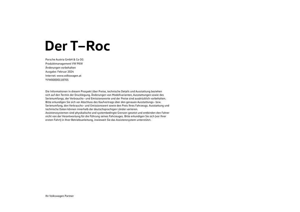 Volkswagen T-Roc von 16. Februar bis 16. Februar 2025 - Flugblätt seite  28