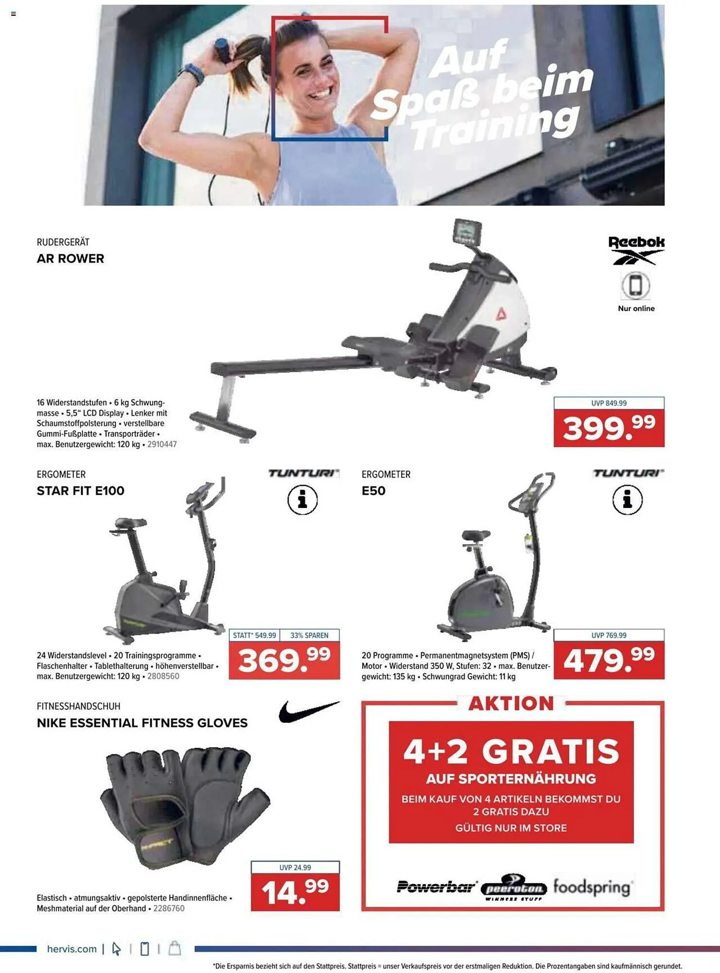 Hervis Flugblatt von 30. Oktober bis 5. November 2023 - Flugblätt seite 18
