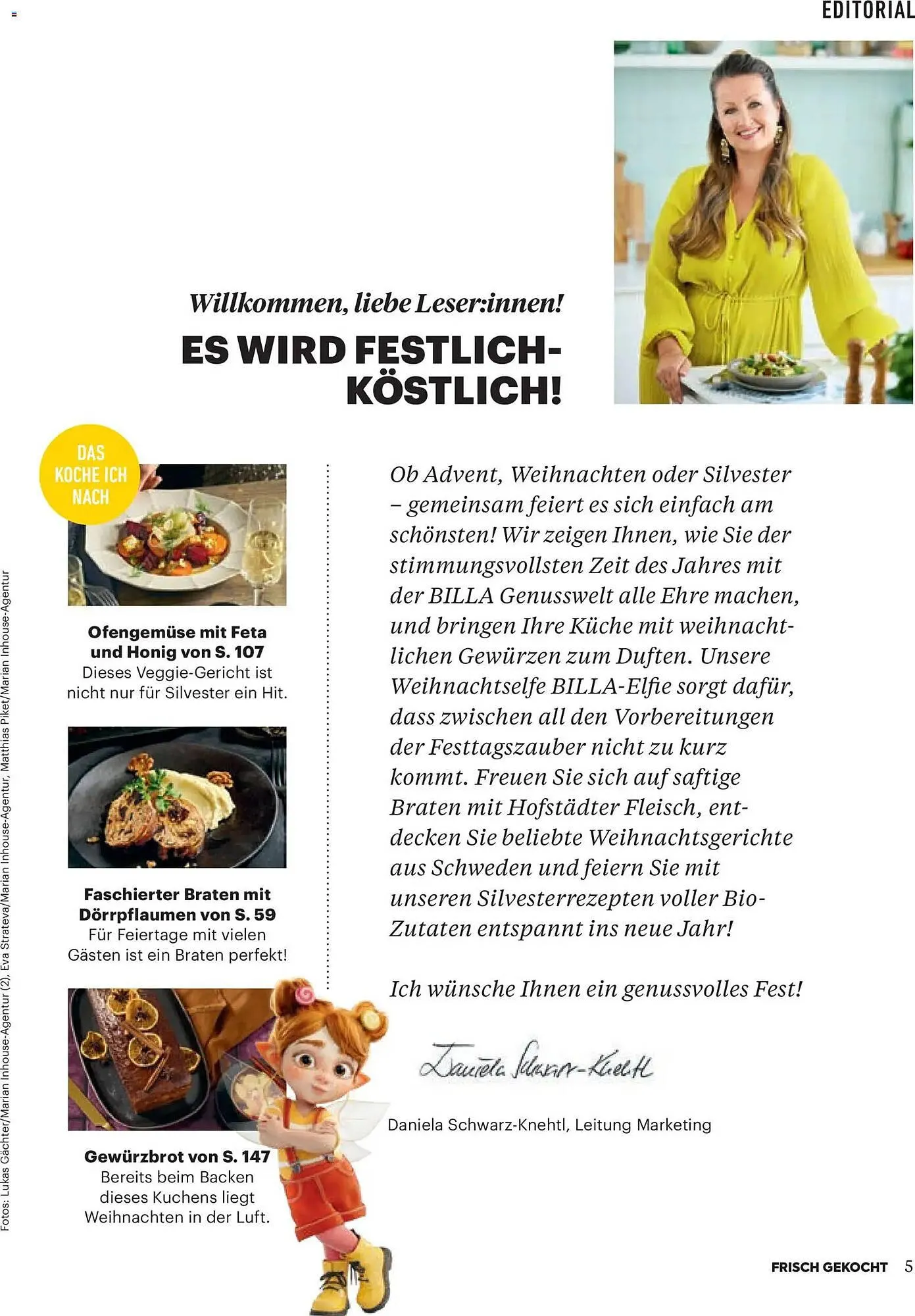 Billa Flugblatt von 1. Dezember bis 31. Dezember 2025 - Flugblätt seite  7