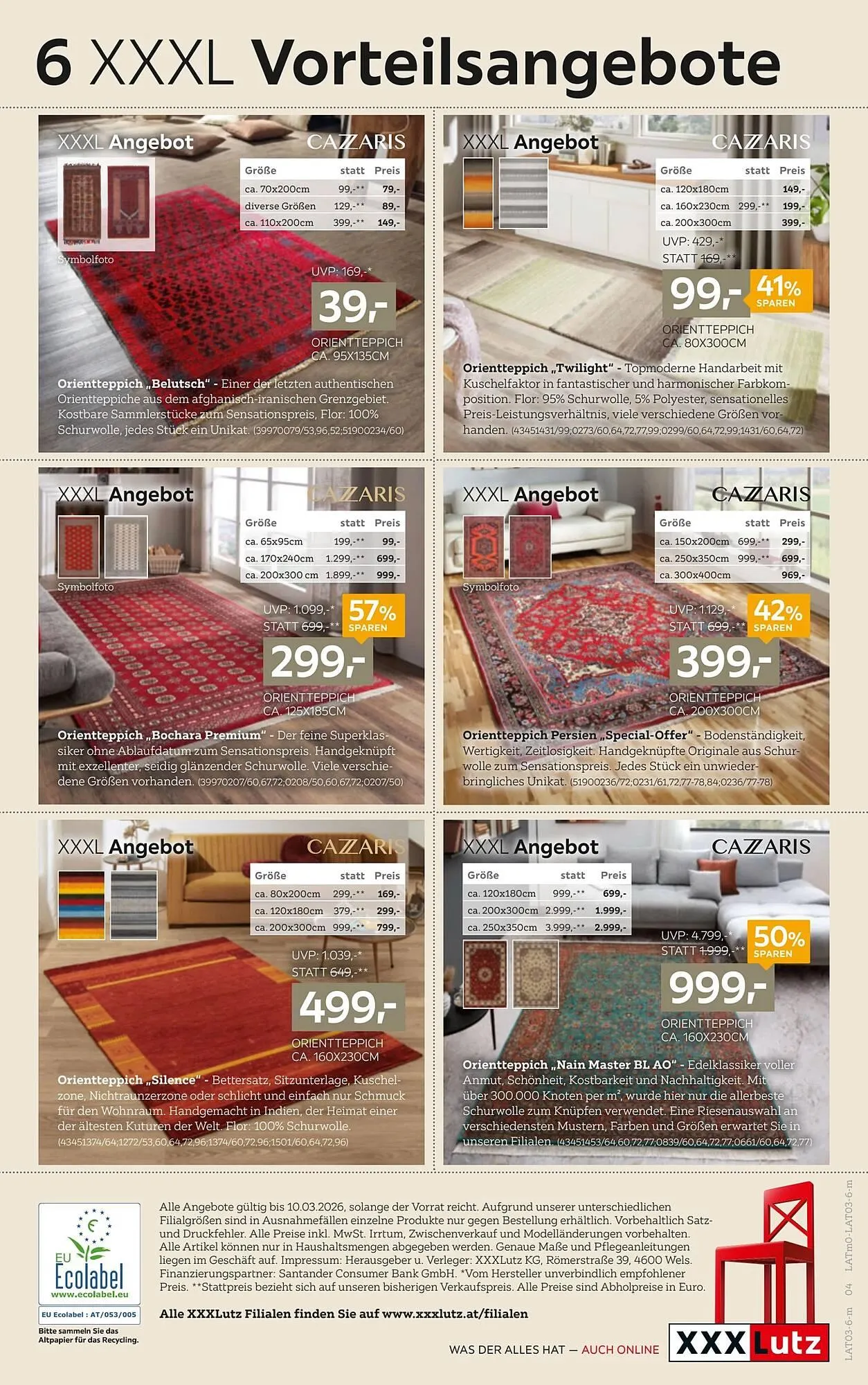 XXXLutz Prospekt von 24. Februar bis 10. März 2026 - Flugblätt seite  4