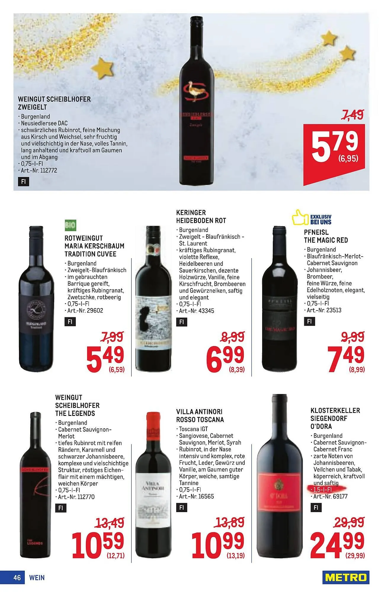 Metro Flugblatt von 11. Dezember bis 7. Jänner 2026 - Flugblätt seite  46