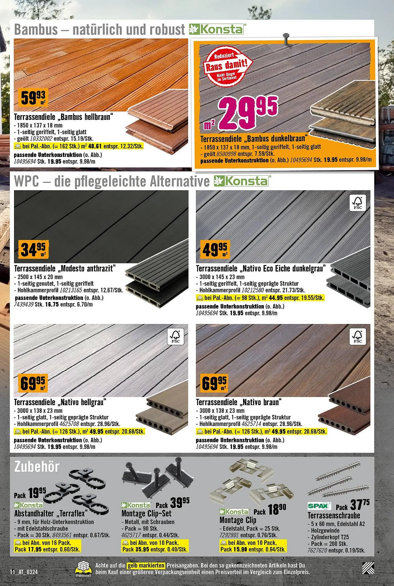 Hornbach Flugblatt von 5. März bis 5. April 2024 - Flugblätt seite 11