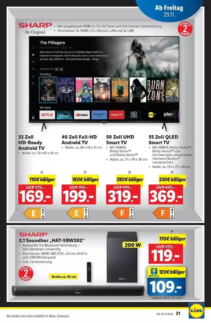 Top-Angebote für Sparfüchse von 28. November bis 4. Dezember 2024 - Flugblätt seite  21