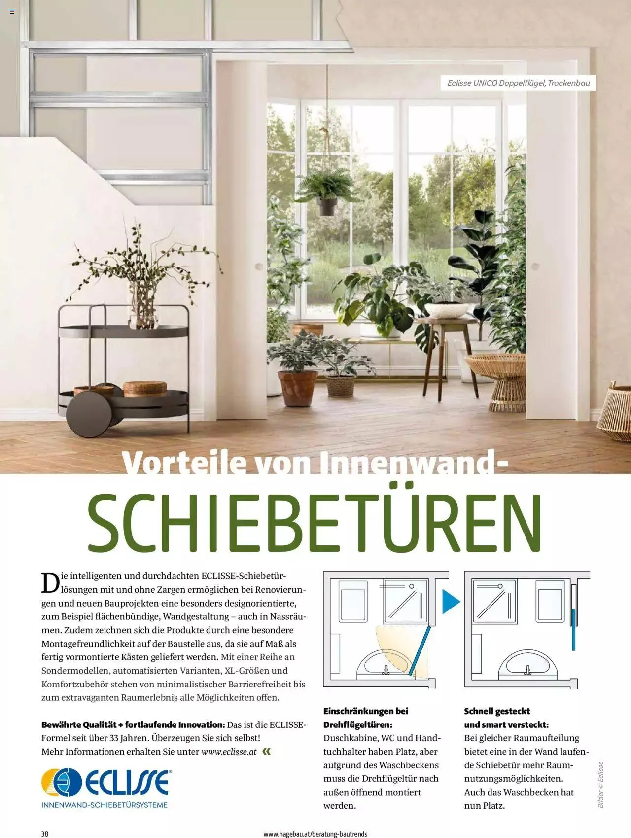 Hagebau Bautrends von 4. April bis 31. Dezember 2024 - Flugblätt seite  38