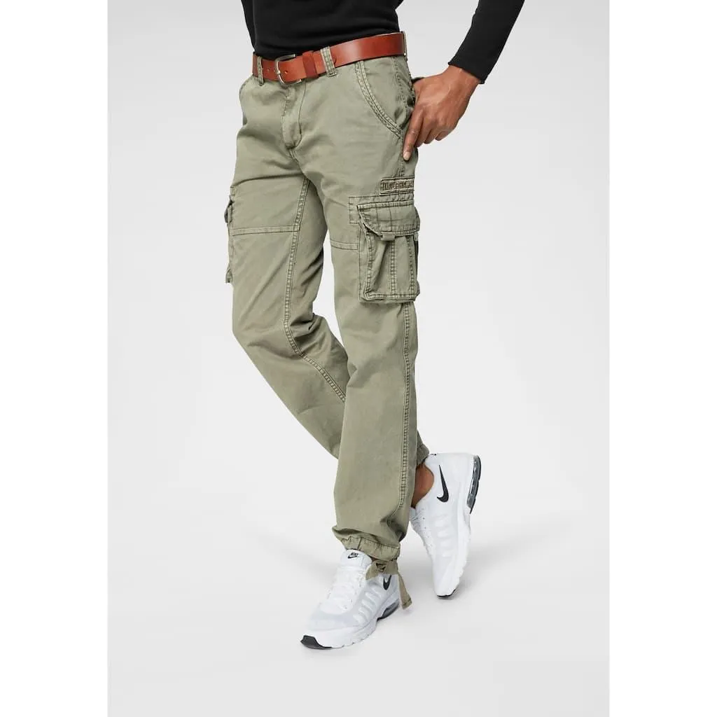 Alpha Industries Cargohose »Jet Pant« mit seitlichen Cargotaschen und Kordelzug am Beinabschluss