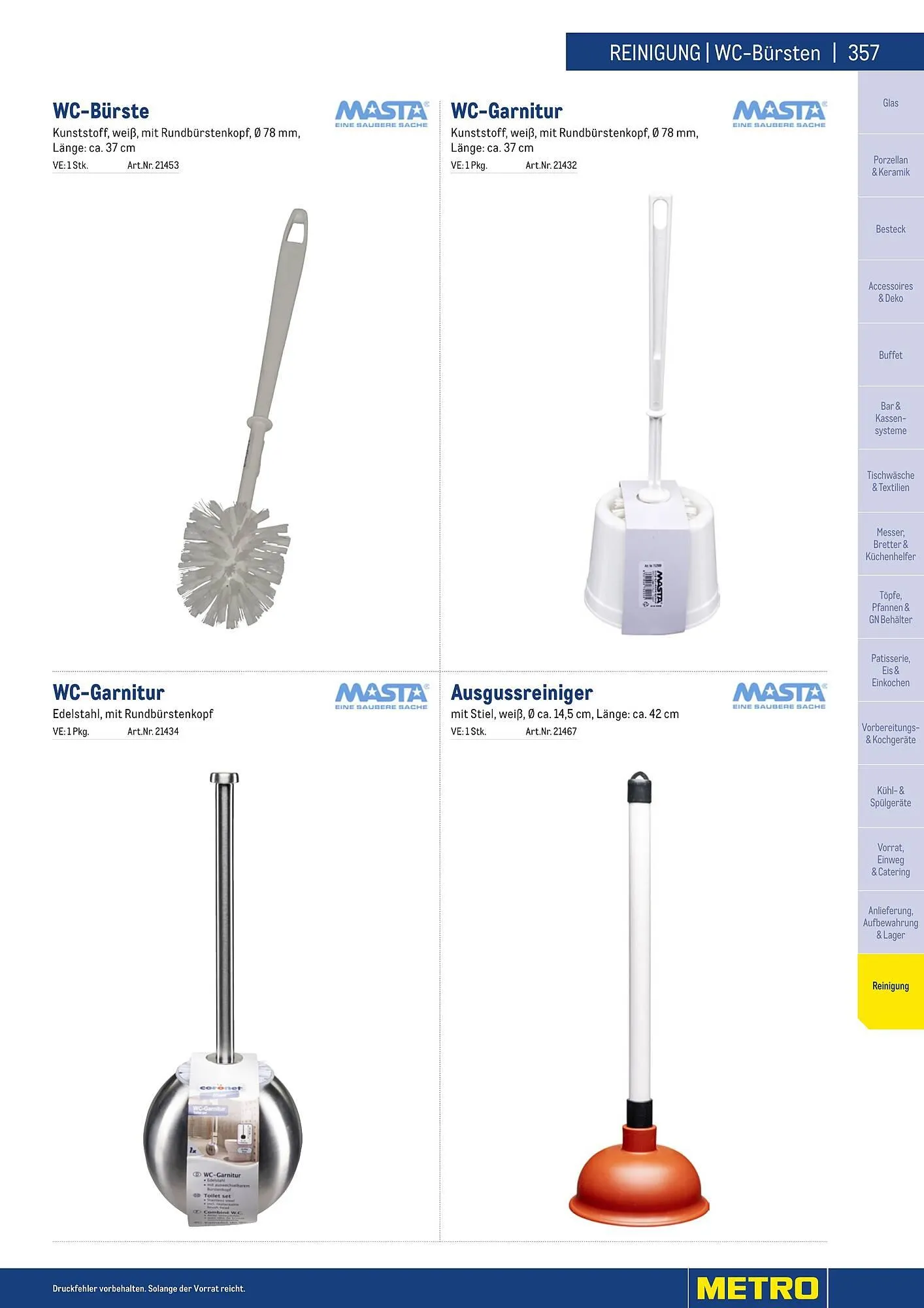 Metro Flugblatt von 25. März bis 31. Dezember 2026 - Flugblätt seite  357