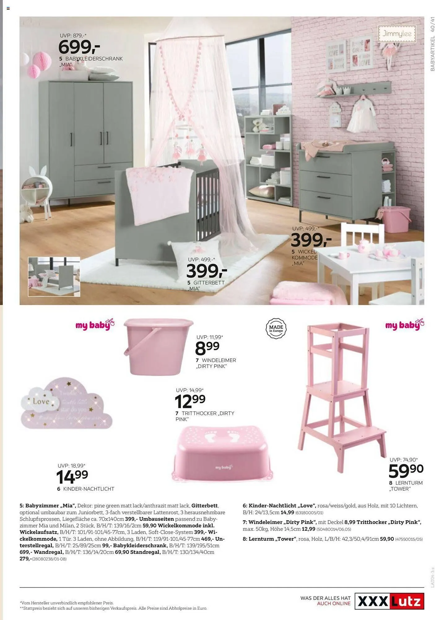 XXXLutz Flugblatt von 18. April bis 31. Dezember 2023 - Flugblätt seite 41