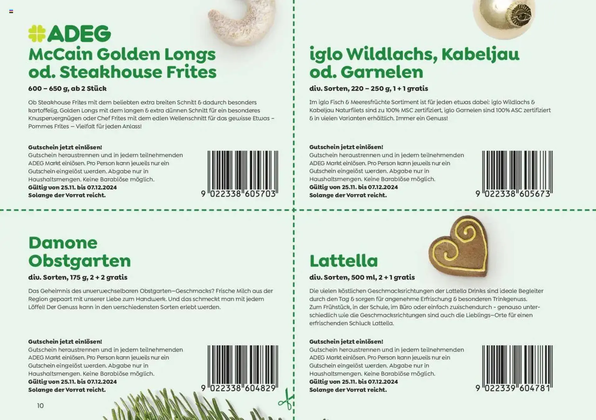 ADEG Flugblatt von 25. November bis 7. Dezember 2024 - Flugblätt seite 10