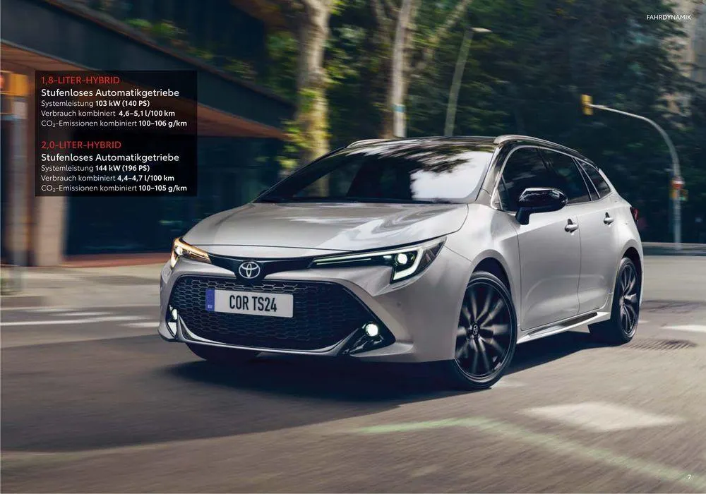 Toyota Corolla von 26. April bis 26. April 2025 - Flugblätt seite 7