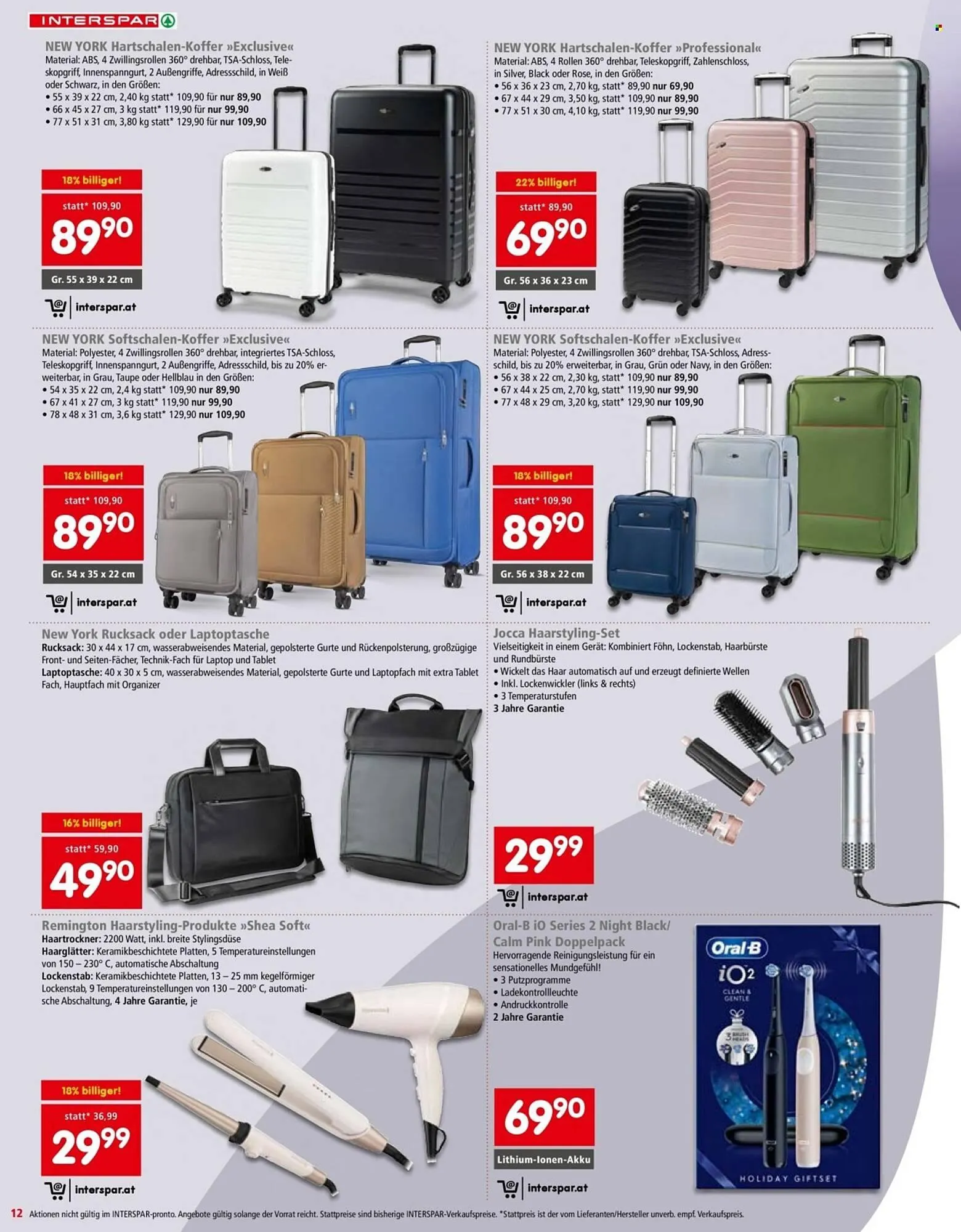 Interspar Flugblatt von 16. Oktober bis 24. Dezember 2025 - Flugblätt seite  12