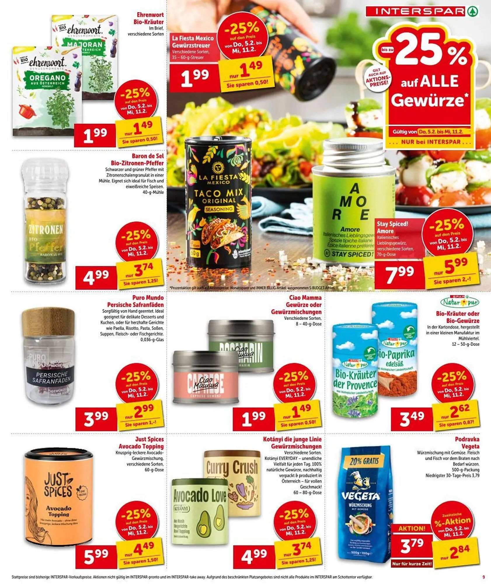 Interspar Flugblatt von 5. Februar bis 11. Februar 2026 - Flugblätt seite  9
