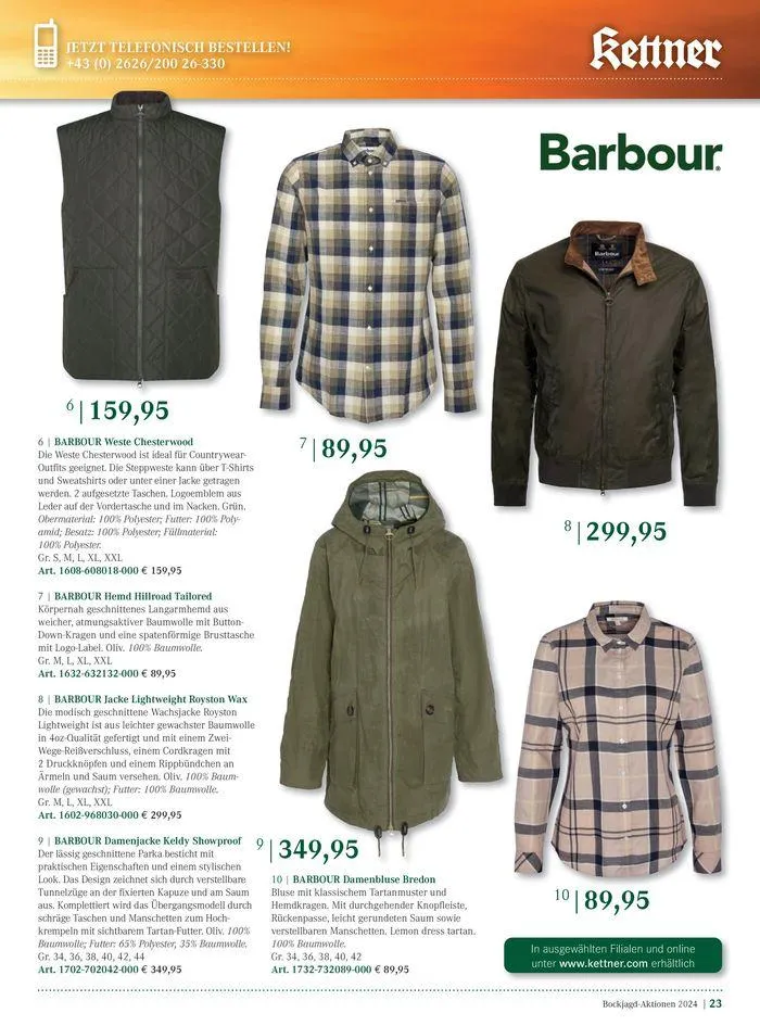 Bock Jagd Aktionen 2024 von 26. Juni bis 31. Dezember 2024 - Flugblätt seite 23