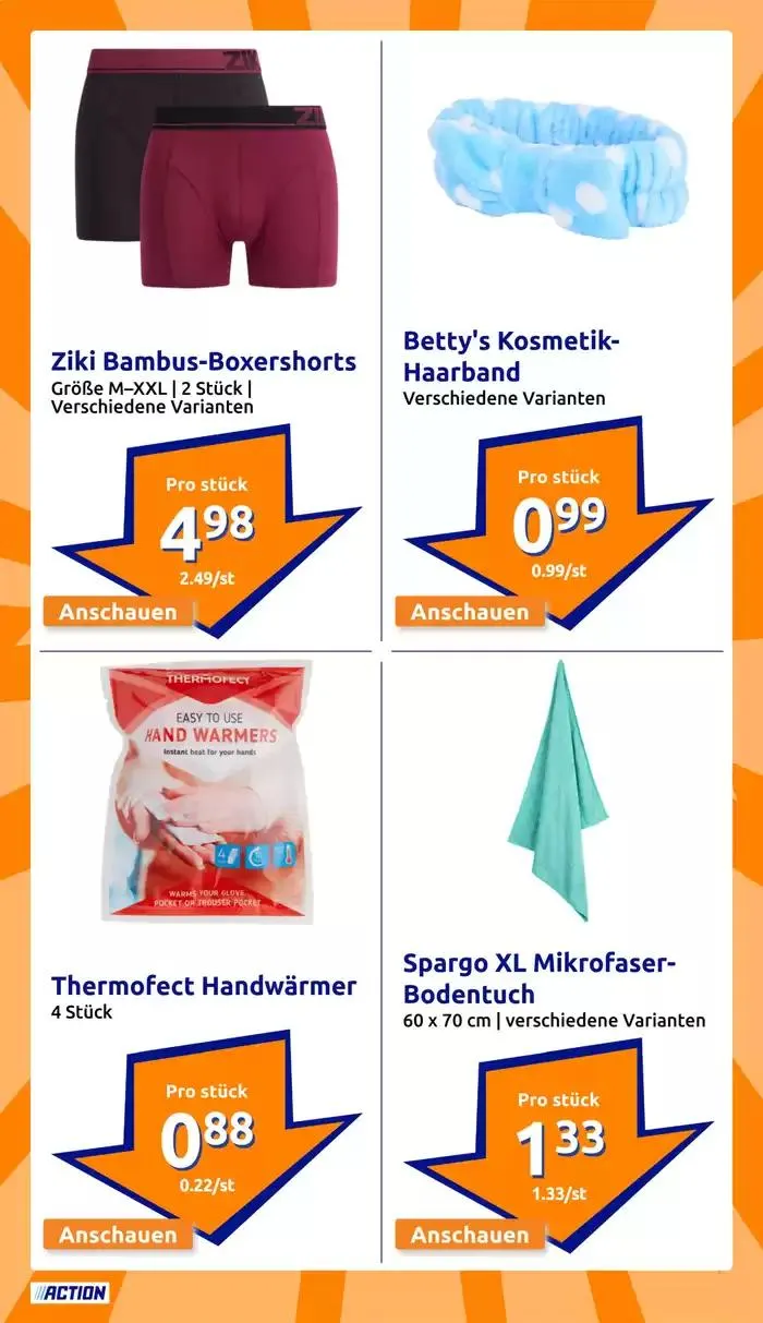 Action flugblatt von 8. Jänner bis 15. Jänner 2025 - Flugblätt seite 16