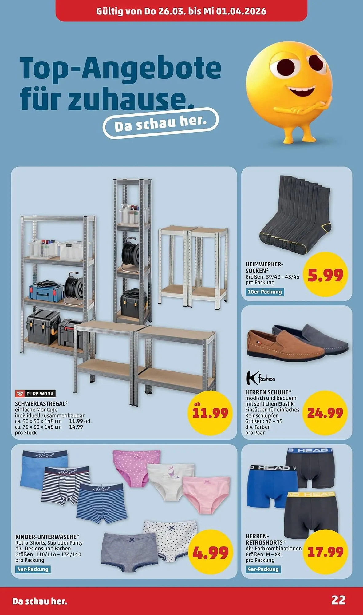PENNY Flugblatt von 26. März bis 1. April 2026 - Flugblätt seite  22