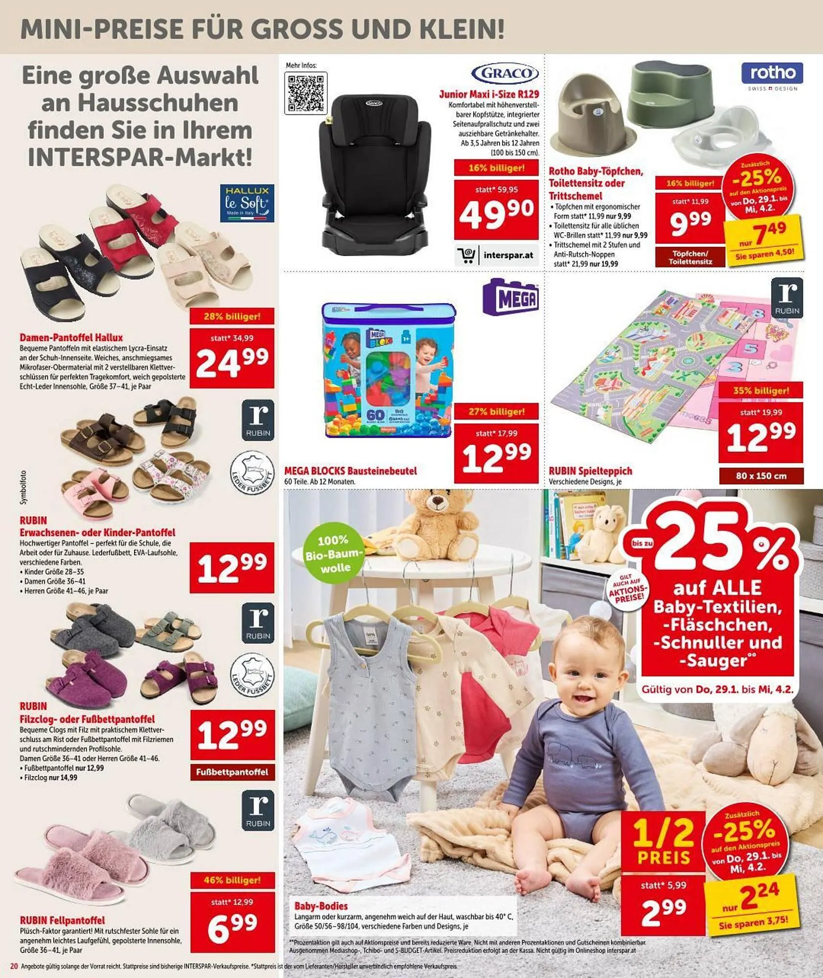 Interspar Flugblatt von 29. Jänner bis 11. Februar 2026 - Flugblätt seite  20