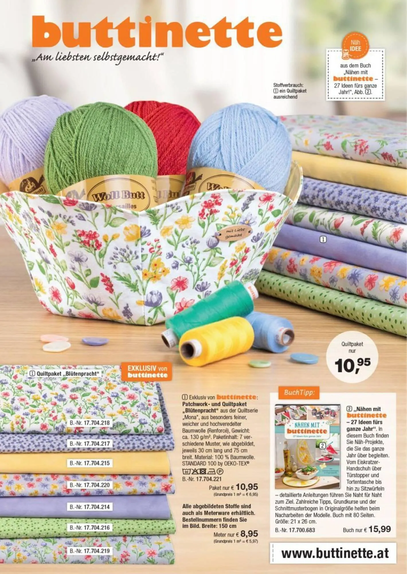 Buttinette Flugblatt von 27. Februar bis 31. März 2024 - Flugblätt seite  