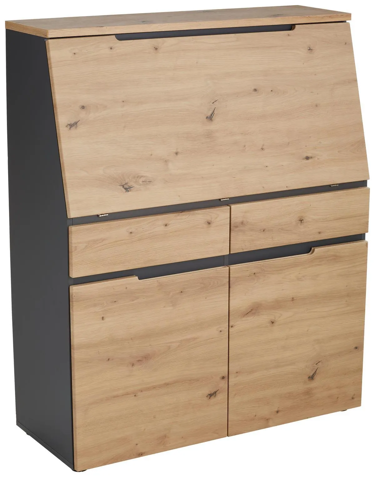 in Graphitfarben, Eiche Artisan