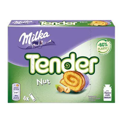 Milka Tender Nuss Riegel 4er