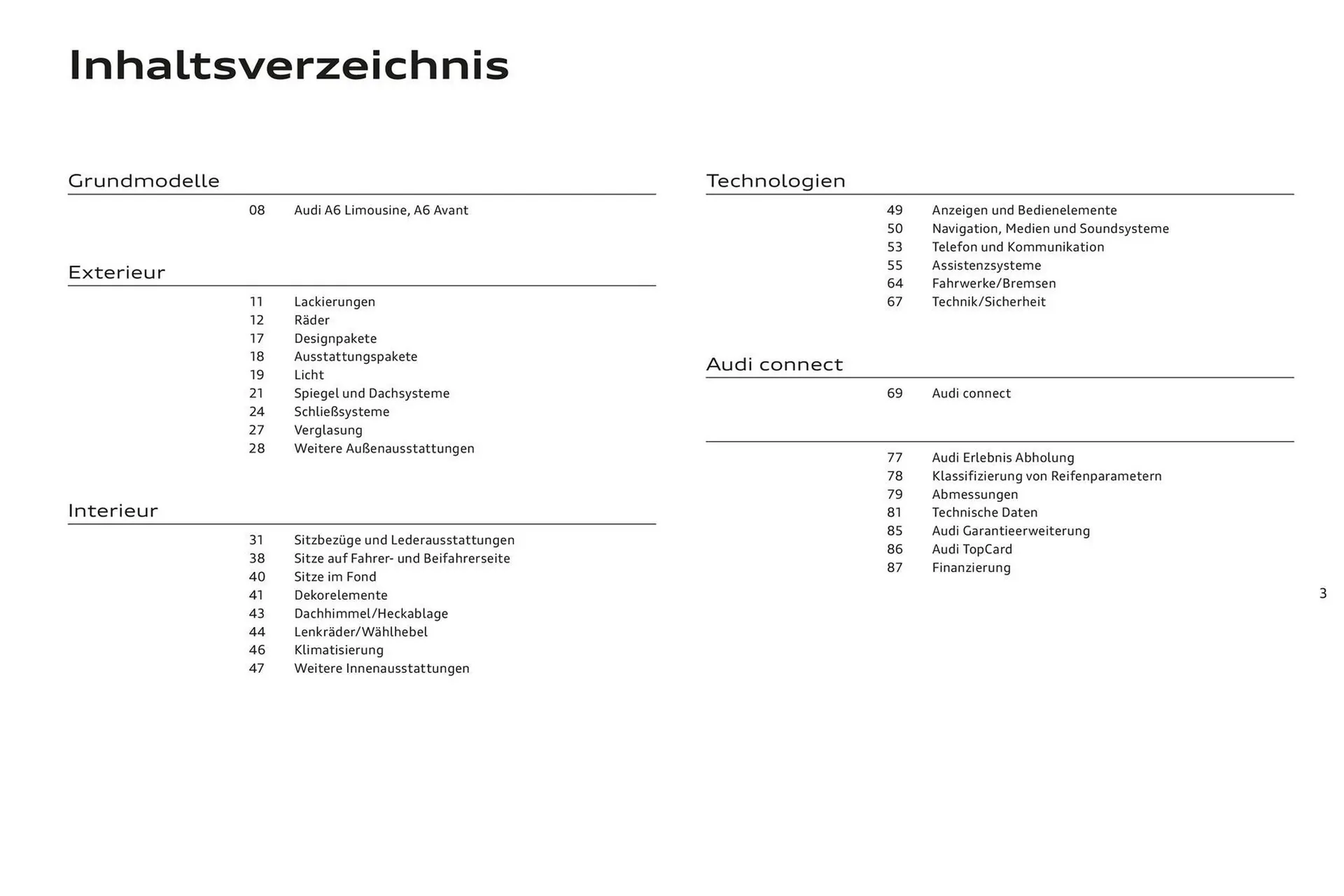 Audi A6 Flugblatt von 2. November bis 2. November 2024 - Flugblätt seite 3