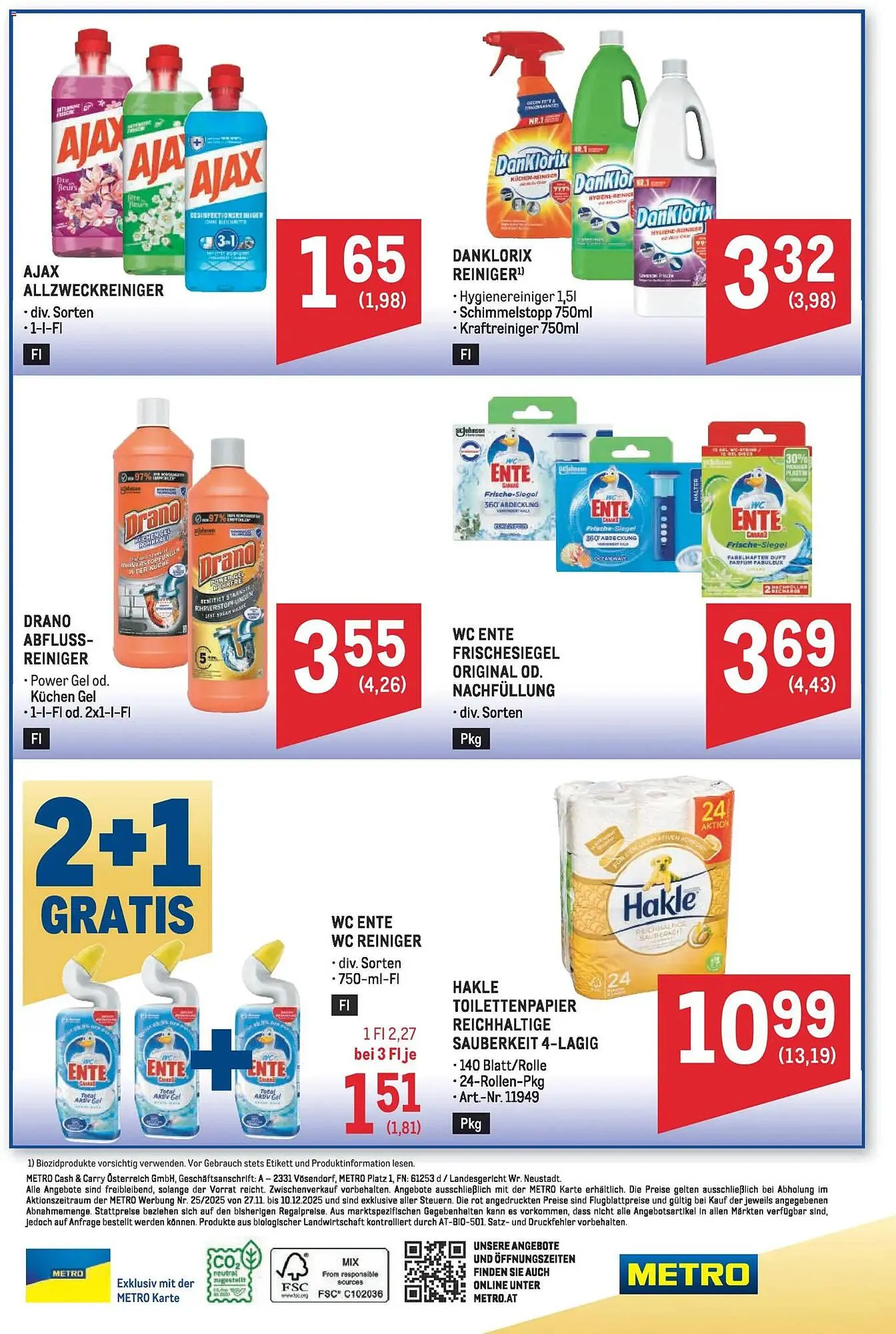 Metro Flugblatt von 27. November bis 10. Dezember 2025 - Flugblätt seite  36