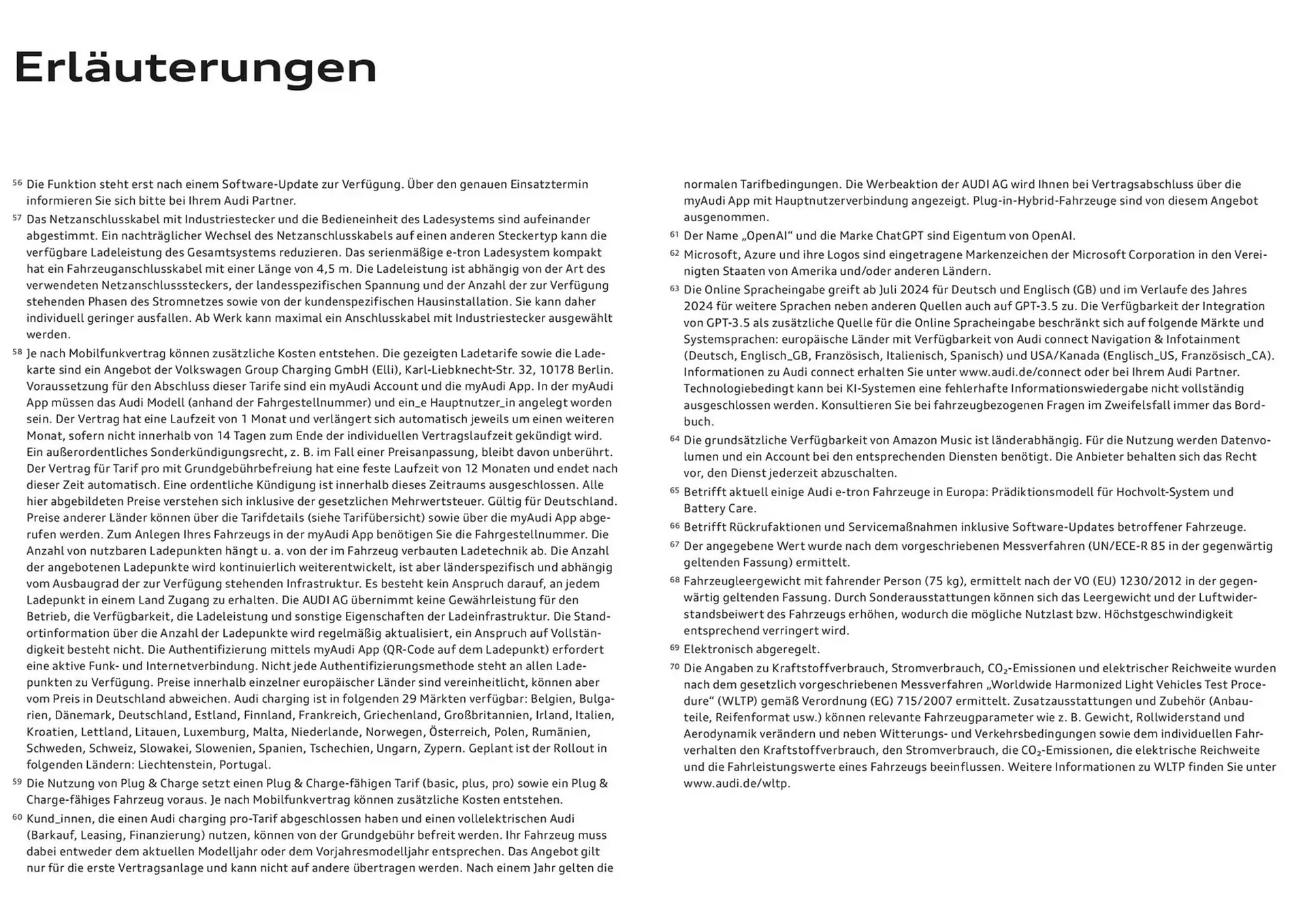 Audi Flugblatt von 20. November bis 20. November 2025 - Flugblätt seite 94