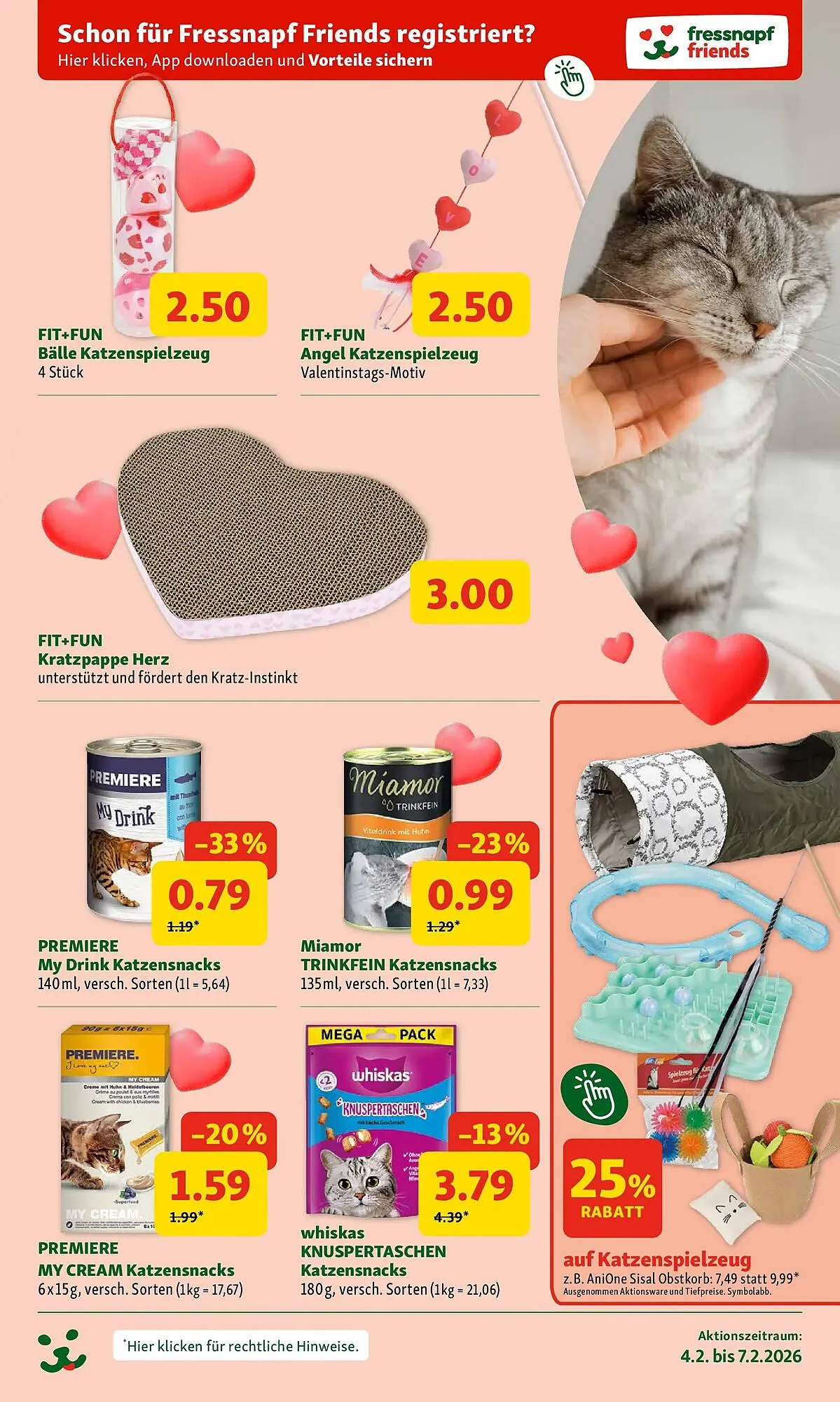 Fressnapf Flugblatt von 4. Februar bis 7. Februar 2026 - Flugblätt seite  3