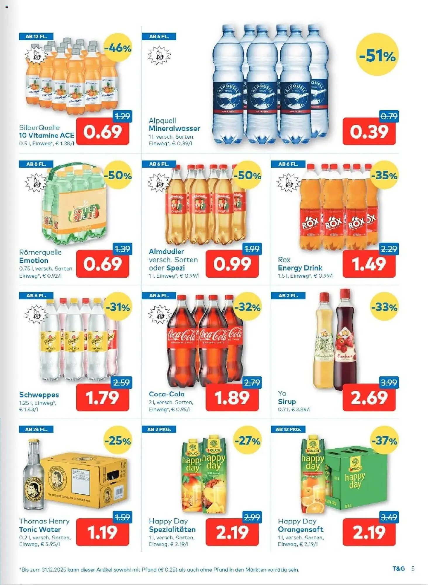 T&G Flugblatt von 18. Dezember bis 31. Dezember 2025 - Flugblätt seite 5