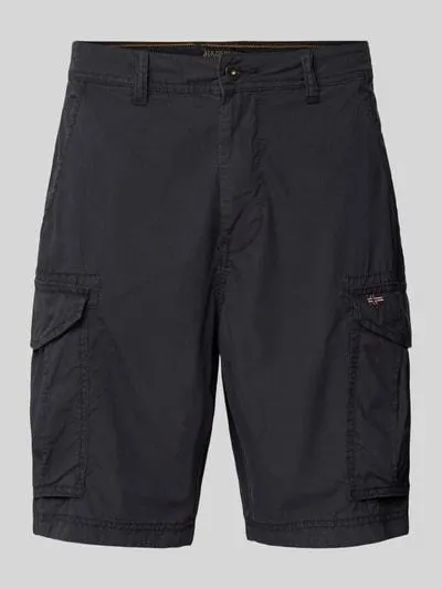 Bermudas mit Cargotaschen Modell 'NOTO 2.0' in black