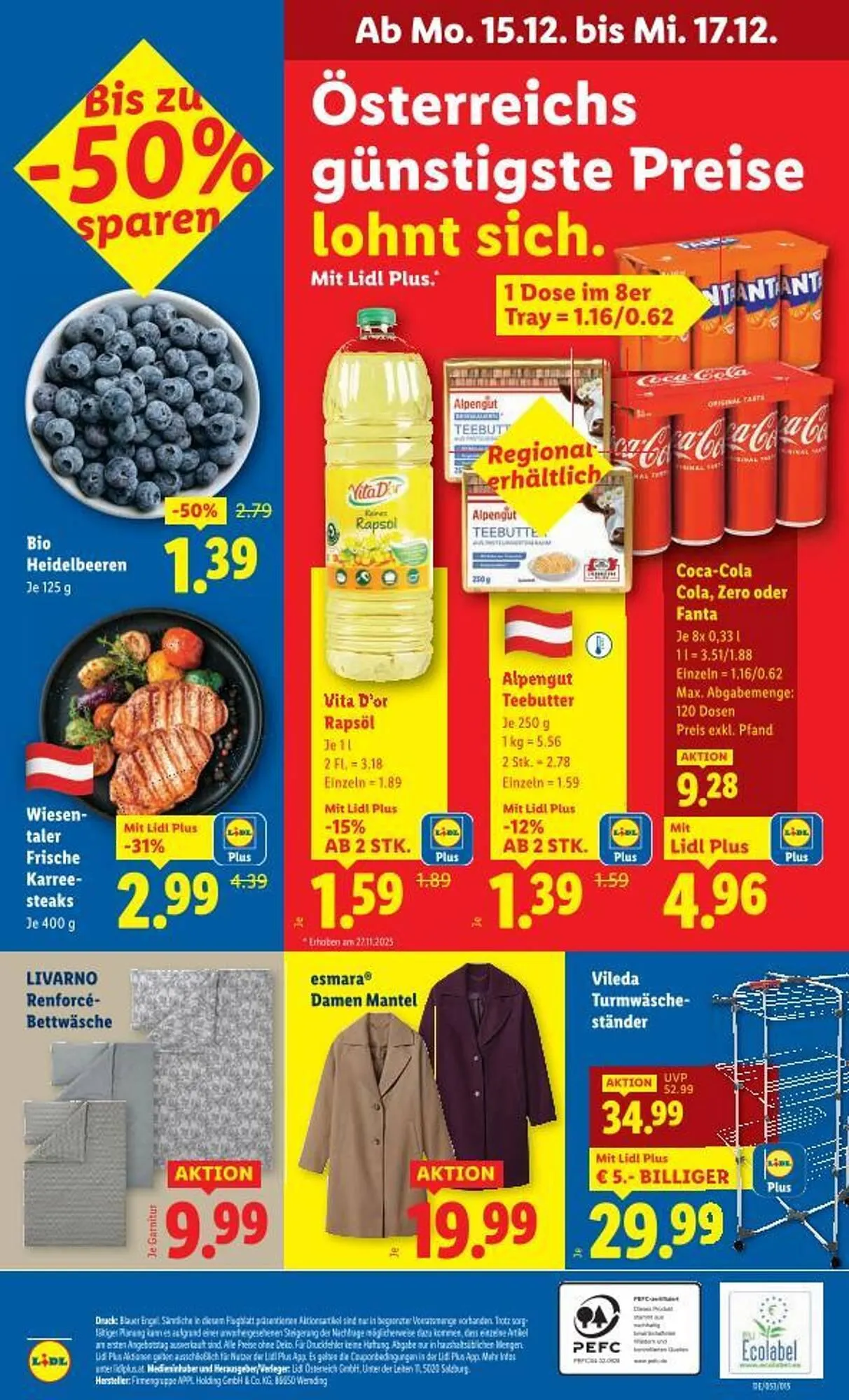 Lidl Flugblatt von 11. Dezember bis 17. Dezember 2025 - Flugblätt seite  49