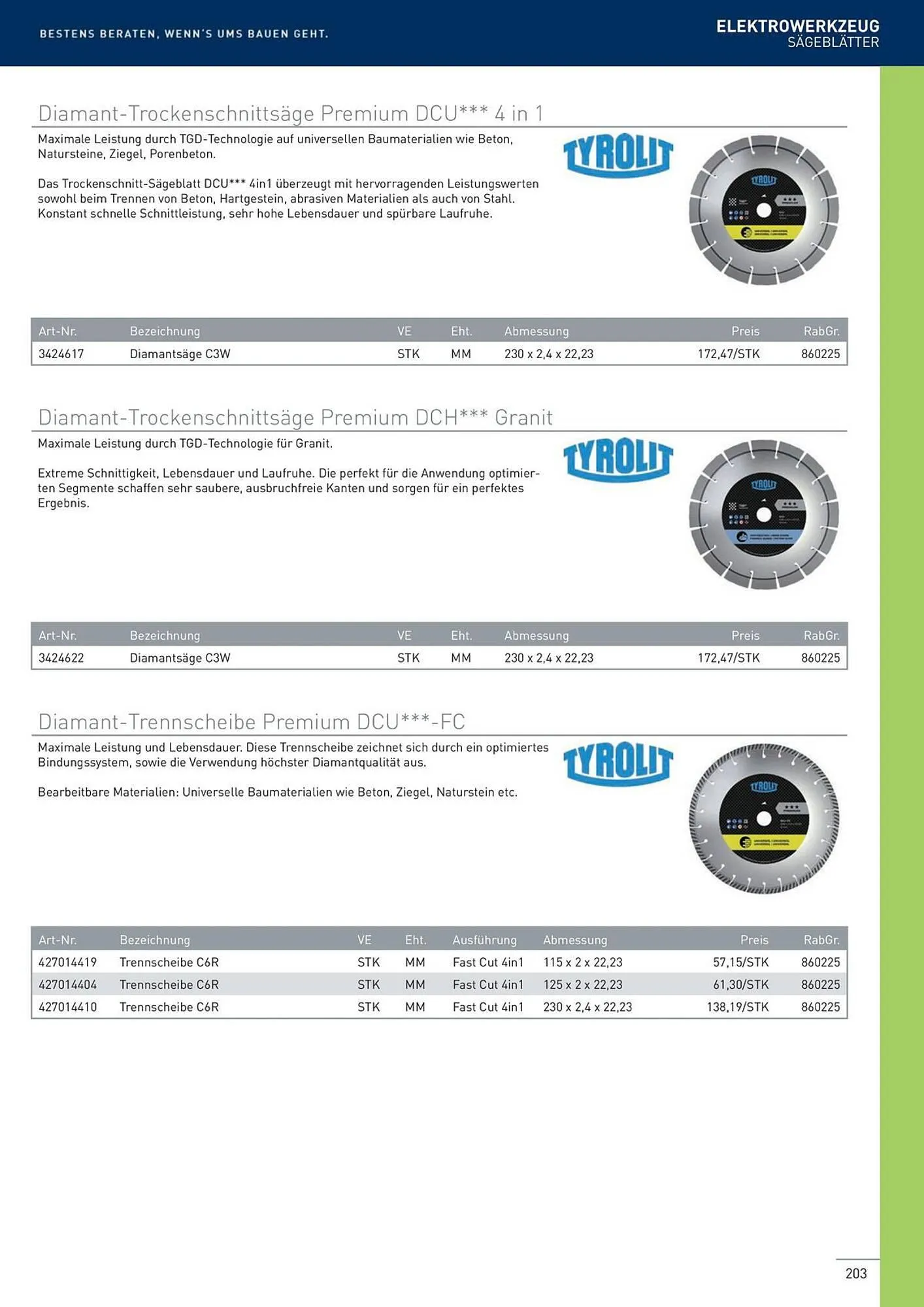 Würth Flugblatt von 22. Februar bis 31. Dezember 2024 - Flugblätt seite  203