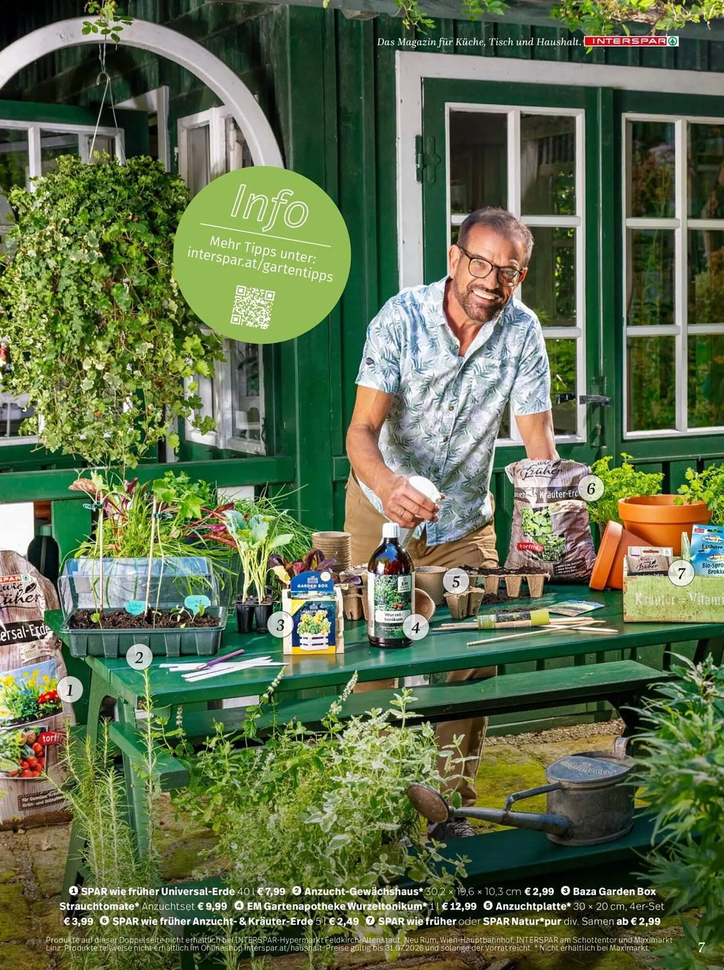 Interspar Flugblatt von 7. April bis 31. Juli 2026 - Flugblätt seite  7