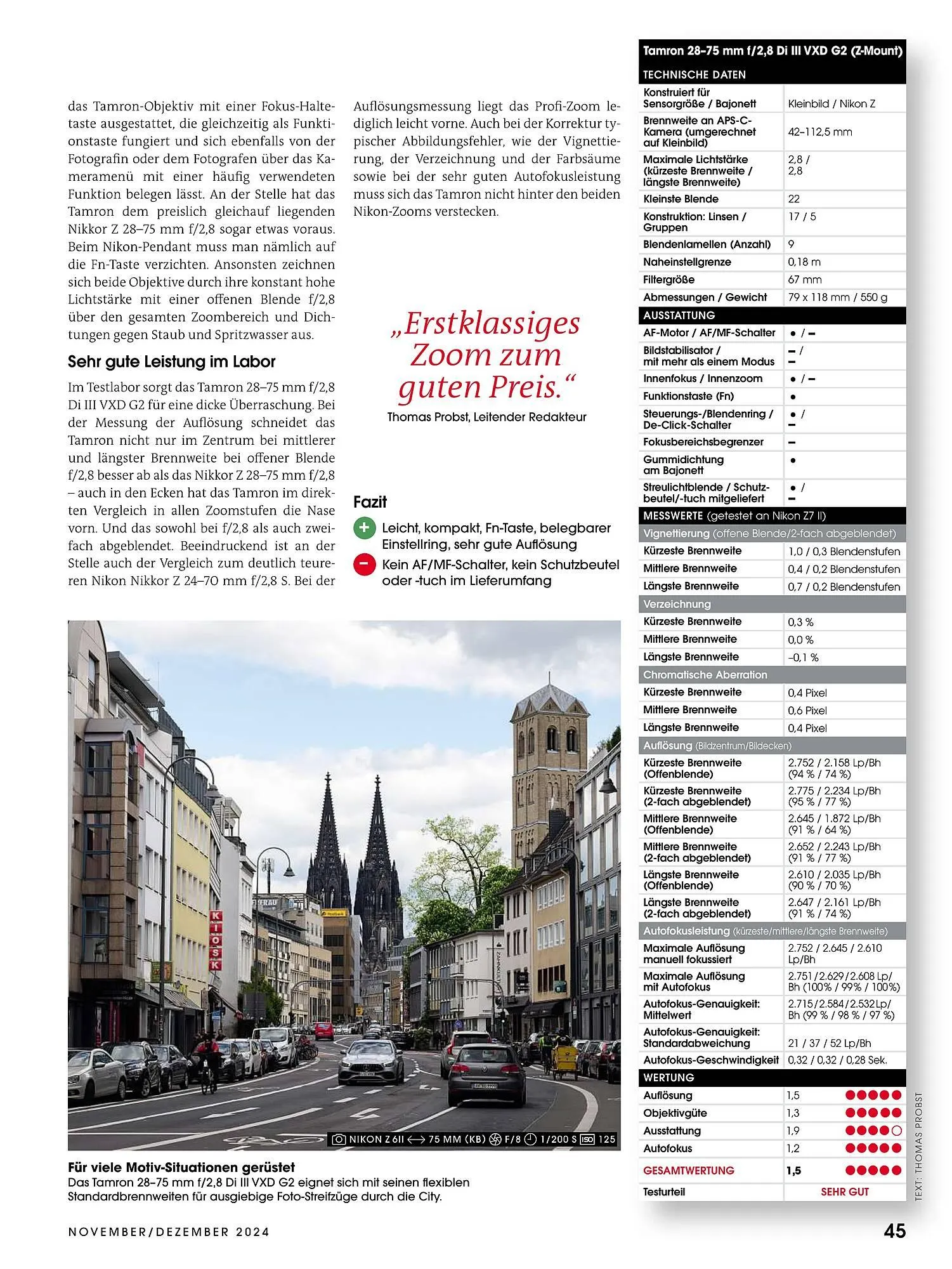 RINGFOTO Flugblatt von 1. November bis 31. Dezember 2024 - Flugblätt seite  45