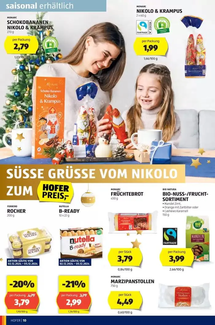 Blättern Sie online im HOFER Flugblatt von 27. November bis 11. Dezember 2024 - Flugblätt seite 12