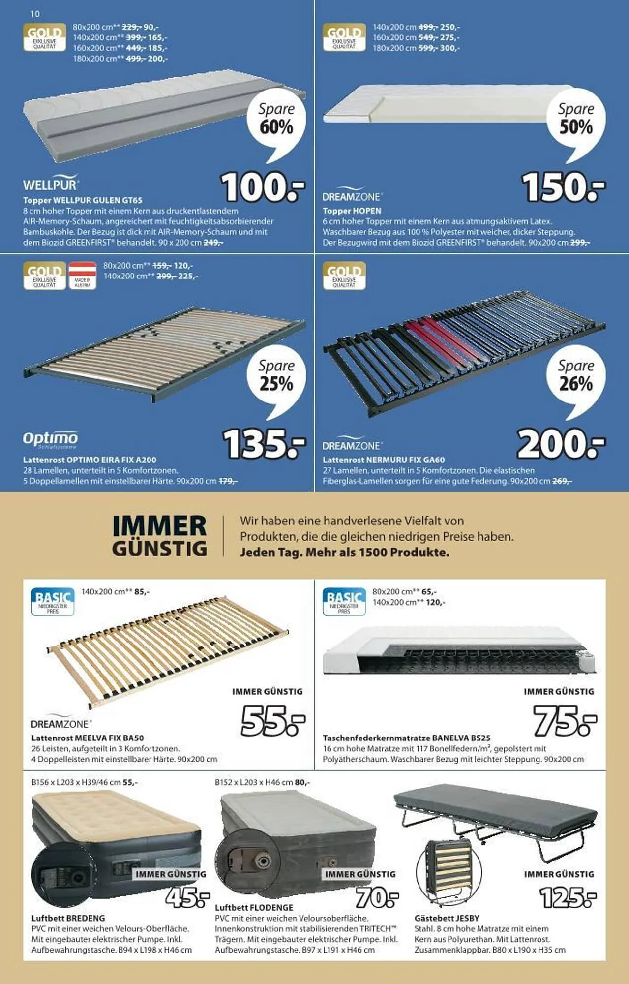 JYSK Flugblatt von 15. Oktober bis 26. Oktober 2025 - Flugblätt seite  10