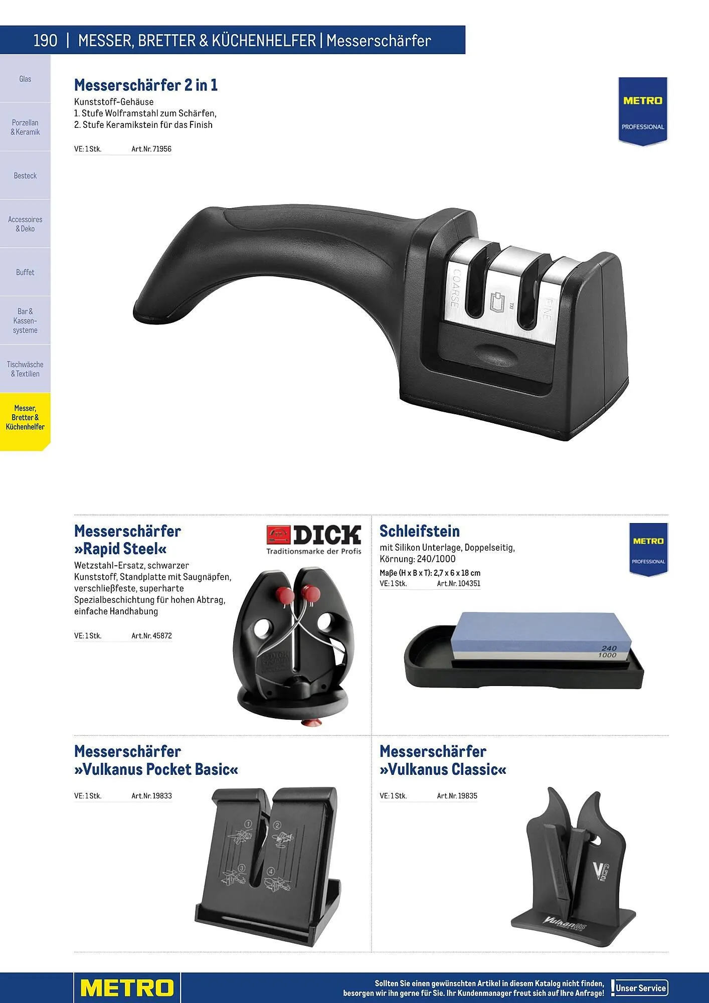 Metro Flugblatt von 25. März bis 31. Dezember 2026 - Flugblätt seite  190