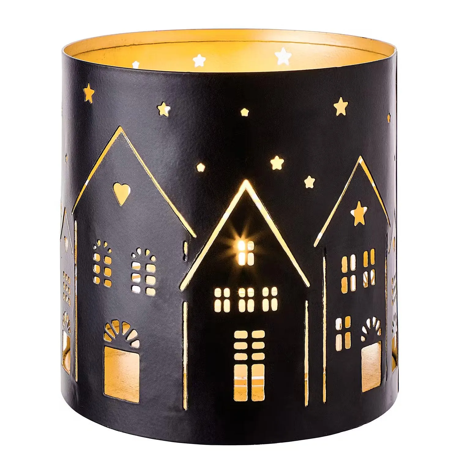 LUMINOUS Windlicht Häuser