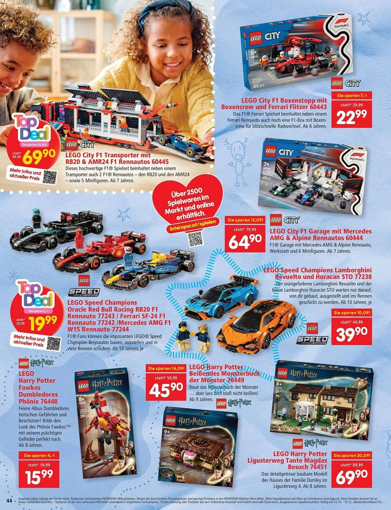 Interspar Flugblatt von 22. Oktober bis 15. Dezember 2025 - Flugblätt seite  44