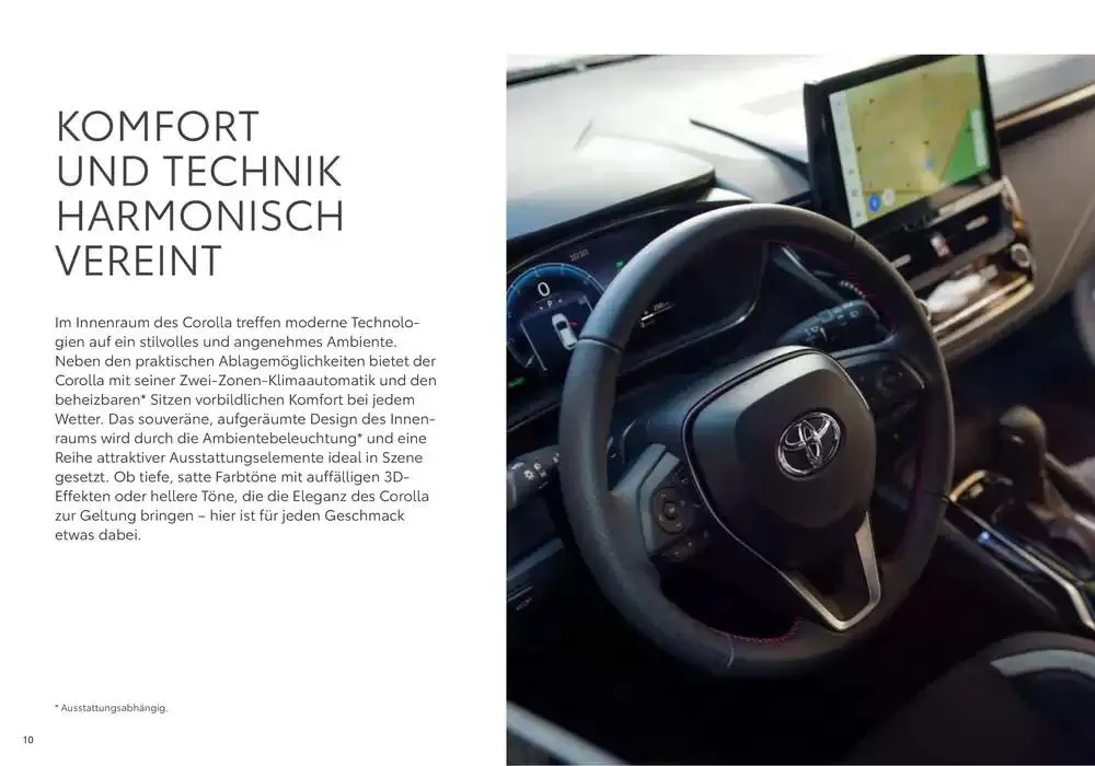 Toyota Corolla von 7. Dezember bis 7. Dezember 2025 - Flugblätt seite 10