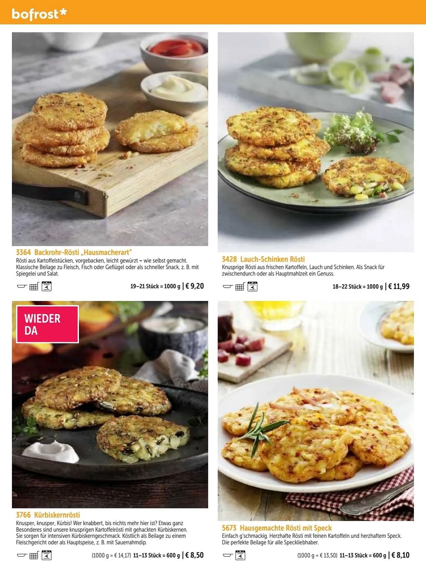 Bofrost Flugblatt von 25. September bis 29. Februar 2024 - Flugblätt seite  34