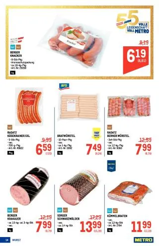 METRO Flugblatt Food - Metro Profi von 3. September bis 16. September 2026 - Flugblätt seite  14