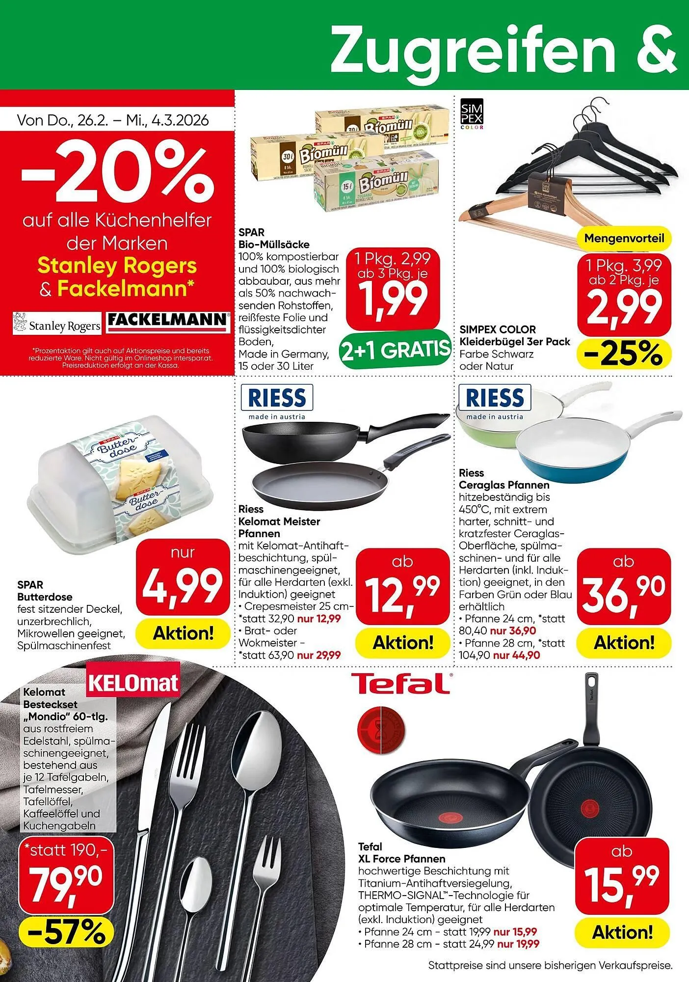 Eurospar Flugblatt von 26. Februar bis 11. März 2026 - Flugblätt seite  18