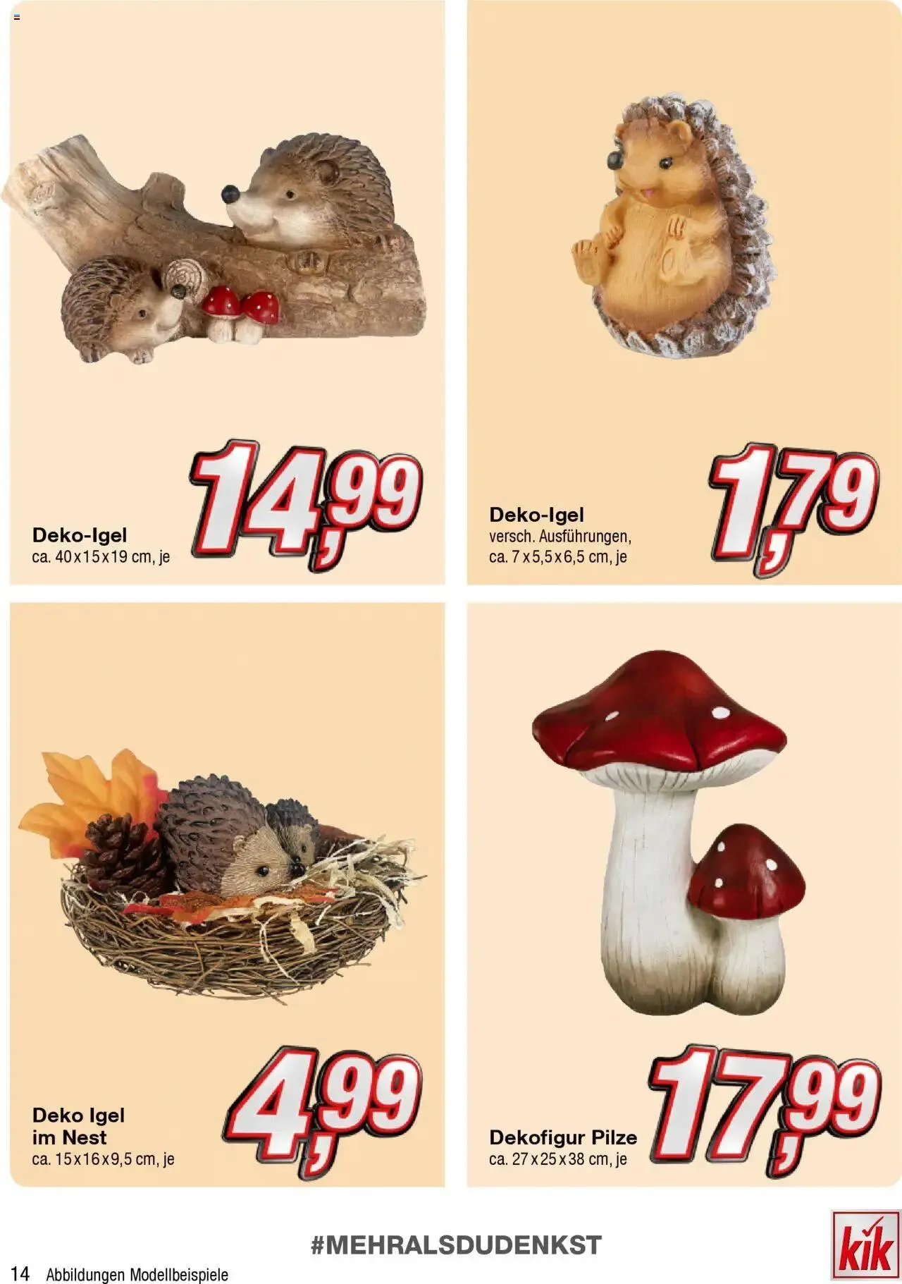 Kik Prospekt aktuell von 16. September bis 31. Dezember 2024 - Flugblätt seite 14