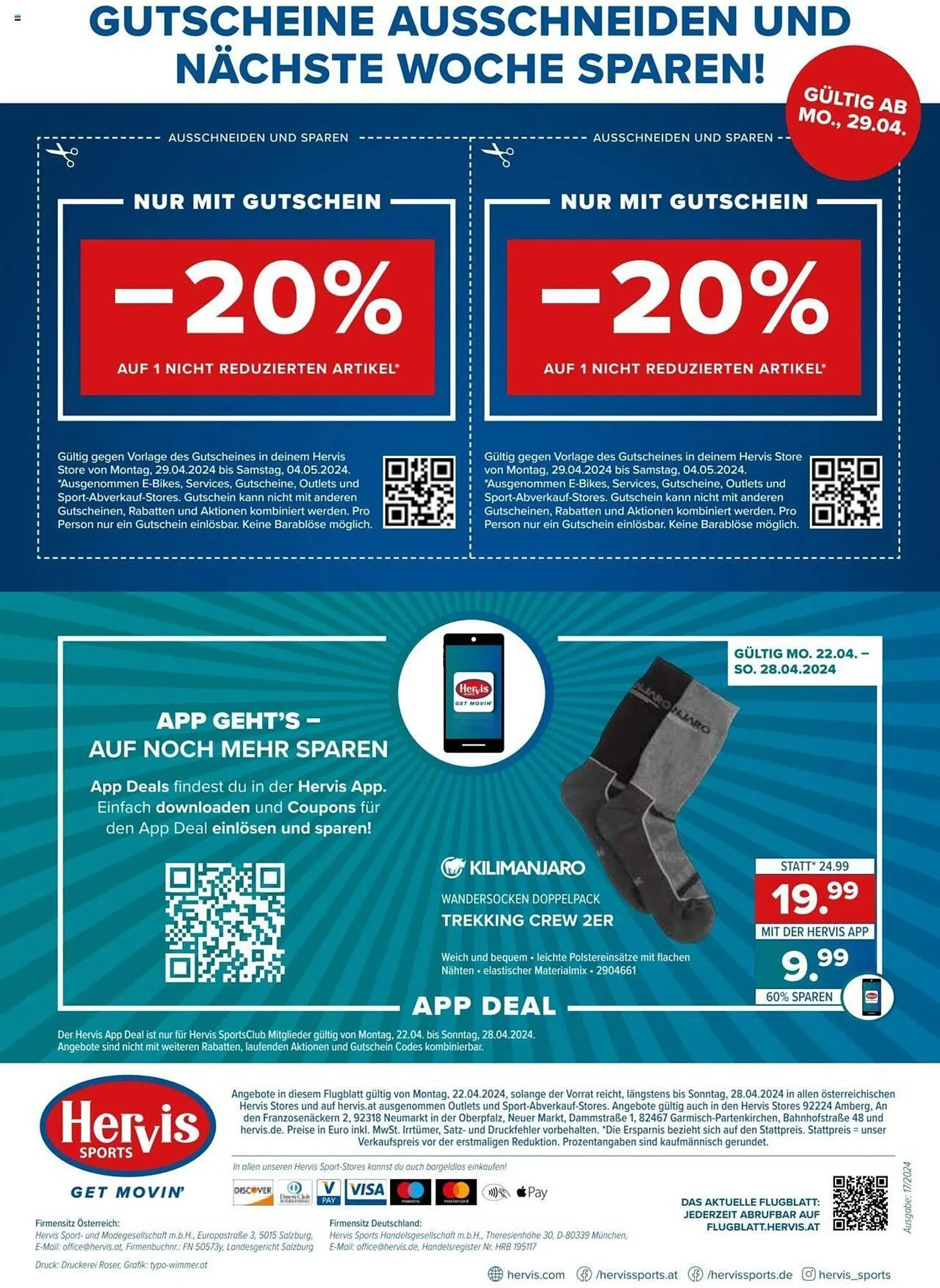 Hervis Flugblatt von 22. April bis 28. April 2024 - Flugblätt seite 16