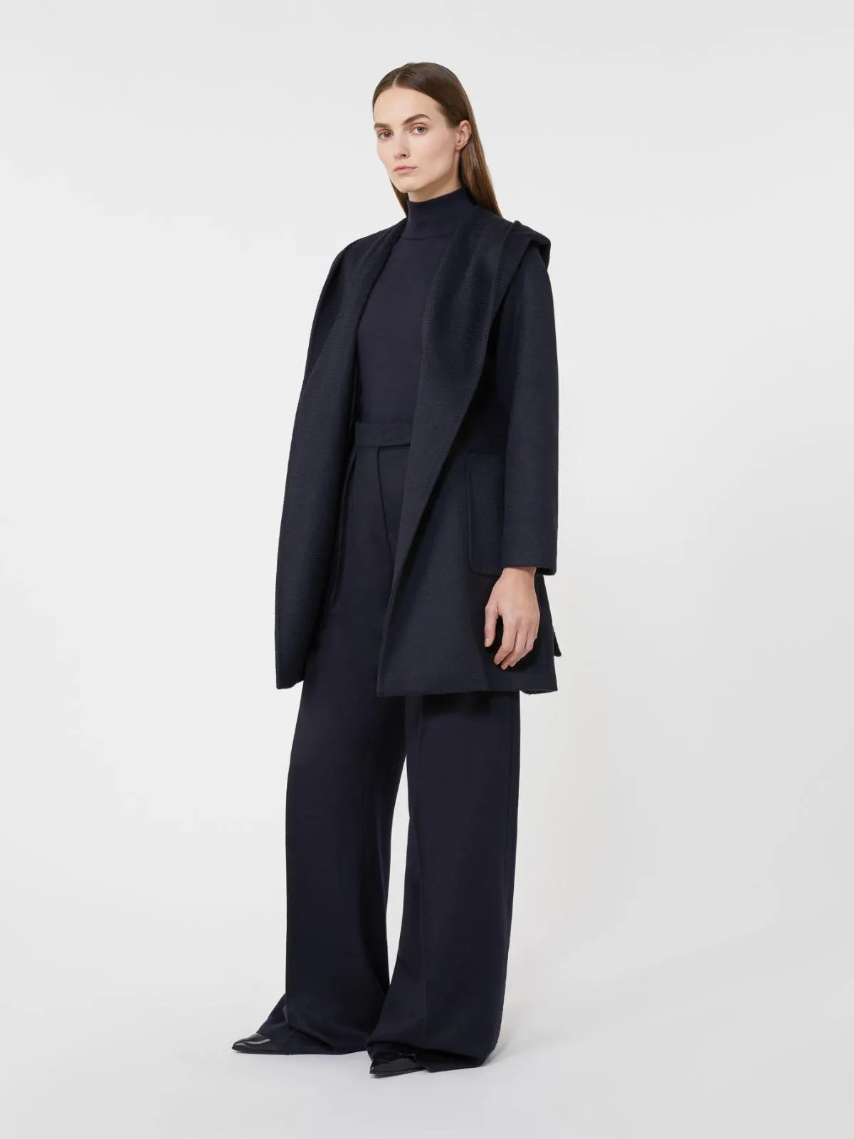 Robenmantel aus Kamelhaar - Ultramarine