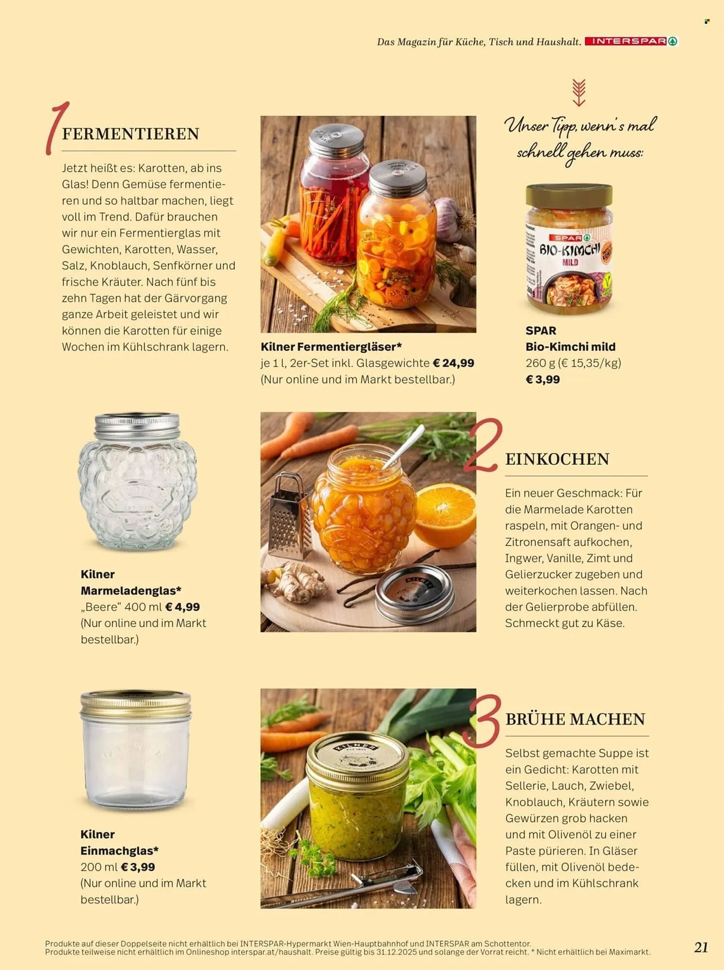Interspar Flugblatt von 29. September bis 31. Dezember 2025 - Flugblätt seite  21
