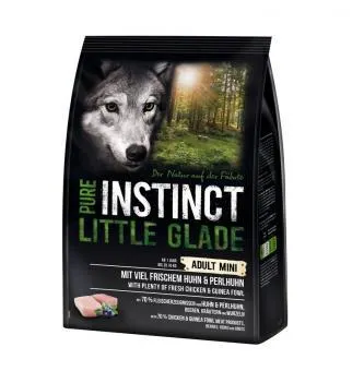 PURE INSTINCT MINI Little Glade 1kg mit Huhn und Perlhuhn