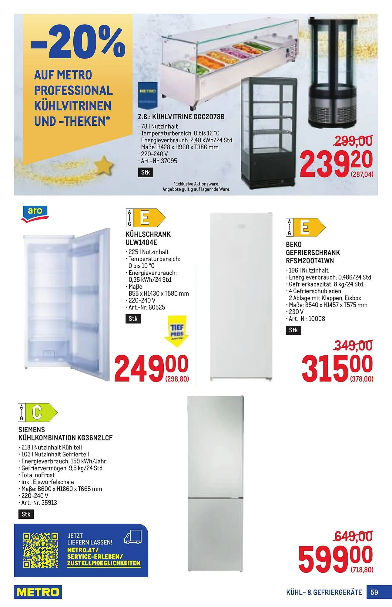 Metro Flugblatt von 11. Dezember bis 7. Jänner 2026 - Flugblätt seite  59