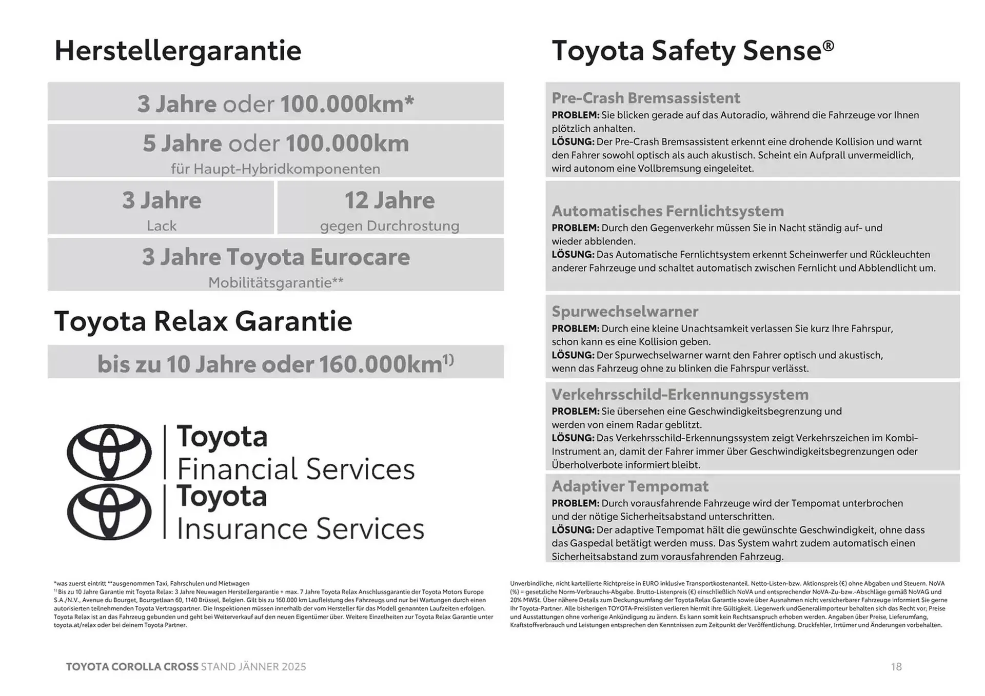 Toyota Flugblatt von 4. Jänner bis 4. Jänner 2026 - Flugblätt seite  18
