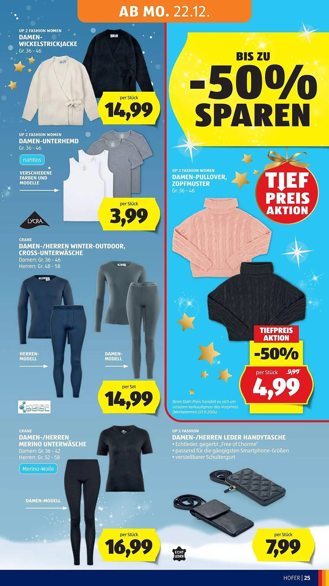 Hofer Flugblatt von 19. Dezember bis 25. Dezember 2025 - Flugblätt seite  33